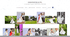 Desktop Screenshot of mamwesele.pl